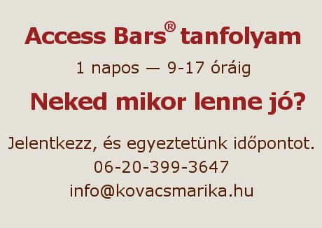 Access Bars tanfolyam